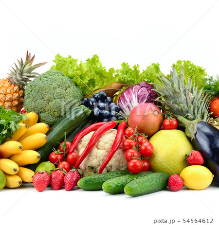 Useful tasty vegetables, fruits and berries 54564612