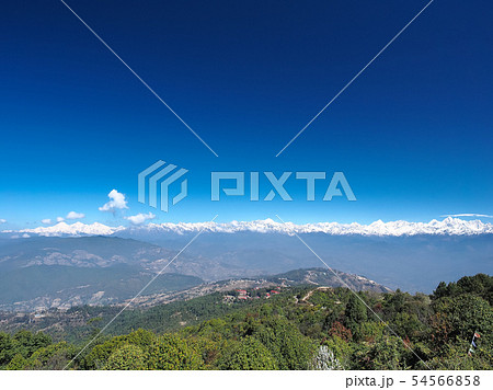 ナガルコットから眺めるヒマラヤ山脈 / Himalayas from Nagarkot, Nepal 54566858
