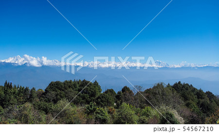 ナガルコットから眺めるヒマラヤ山脈 / Himalayas from Nagarkot, Nepal 54567210