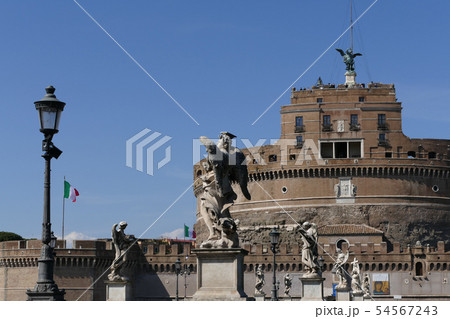 サンタンジェロ城 ローマ イタリア サンタンジェロ城 ローマ イタリア 54567243