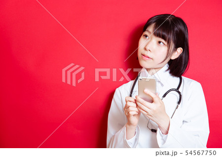 医療 白衣の女性 医療 白衣の女性 54567750