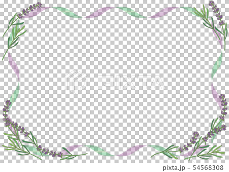 Lavender frame feminine - Stock Illustration [54568308] - PIXTA