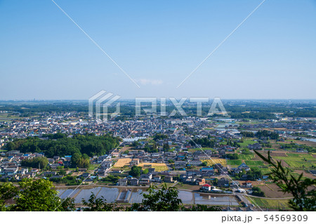 岩船山 栃木市岩舟町パノラマ 　高勝寺からの景観　　 54569309