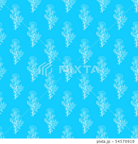 Seamless pattern with wildflowers on blue Seamless pattern with wildflowers on blue 54570919