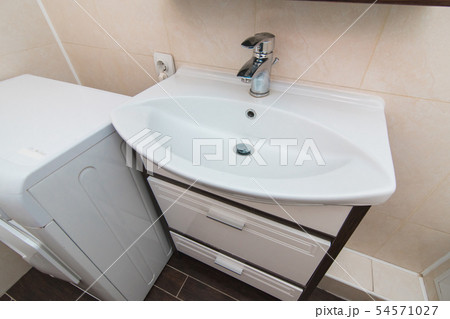 The photo of a sink in a bathroom The photo of a sink in a bathroom 54571027