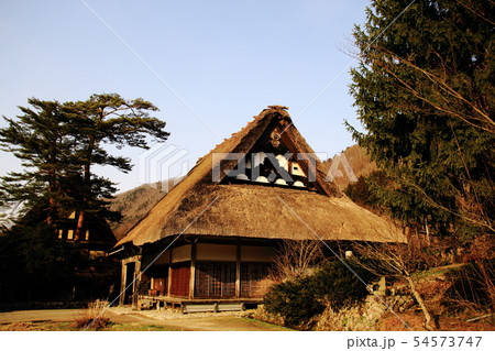 明善寺本堂、白川郷、歴史的建造物 明善寺本堂、白川郷、歴史的建造物 54573747