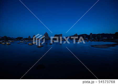 和歌山県 橋杭岩 夜景の写真素材 [54573768] - PIXTA