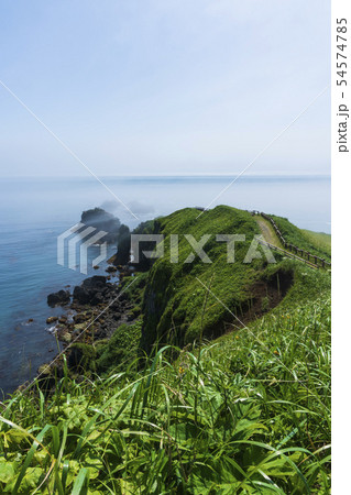 霧多布岬と海霧 54574785