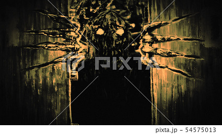 Enraged zombie monster opens bunker doors and Enraged zombie monster opens bunker doors and 54575013