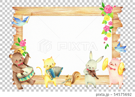 動物音樂軍團木五穀背景春天 54575692