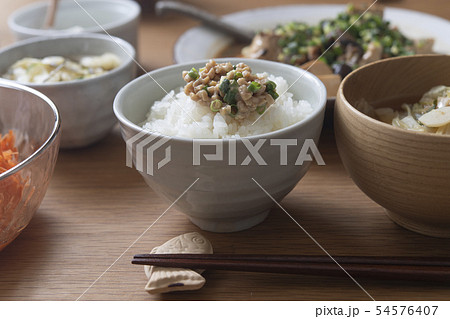 ひきわり納豆ごはん 54576407