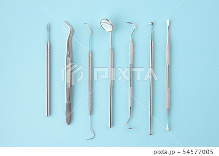 歯科医師の道具の写真素材