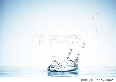 水素材　水飛沫　王冠 54577082