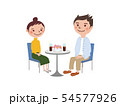 お見合い　若いカップル　 54577926