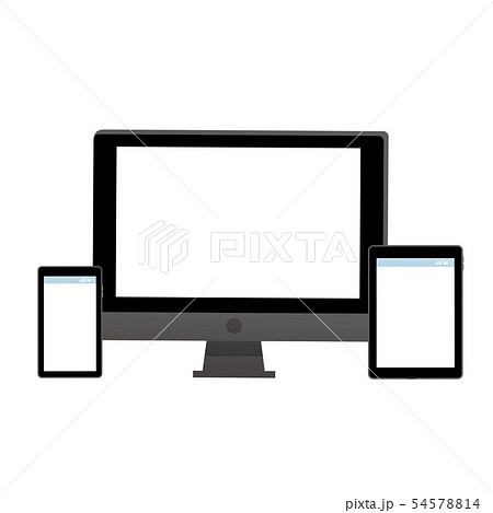 デジタル家電　パソコン　スマートフォン　タブレット 54578814