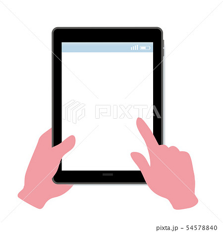 デジタル家電　タブレット　イラスト 54578840