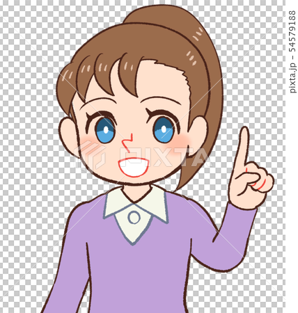 Kid pointing 54579188