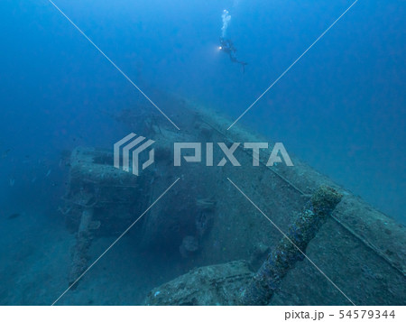 沈船ダイビング 54579344