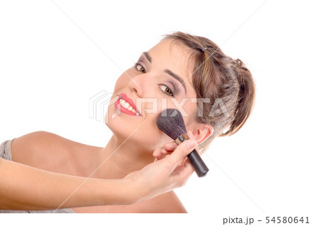 pretty young woman is make up pretty young woman is make up 54580641