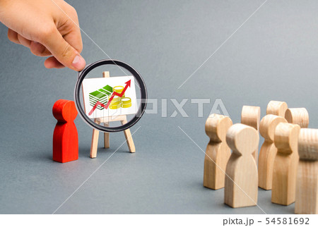 persons presentation to a crowd of people persons presentation to a crowd of people 54581692
