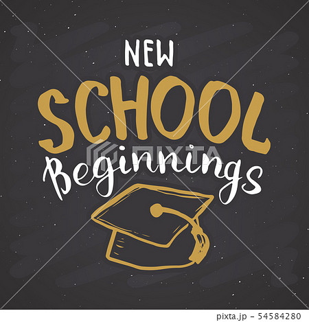 Back to School Calligraphic Lettering. Calligraphy Back to School Calligraphic Lettering. Calligraphy 54584280