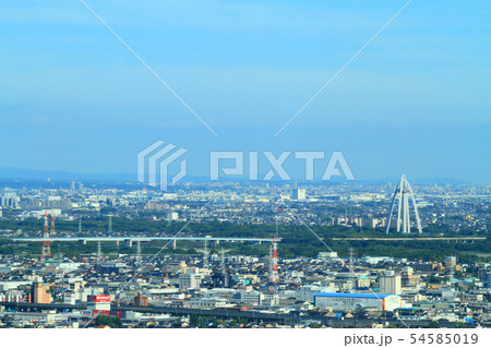 一宮市　ツインアーチ１３８とその周辺の風景 54585019