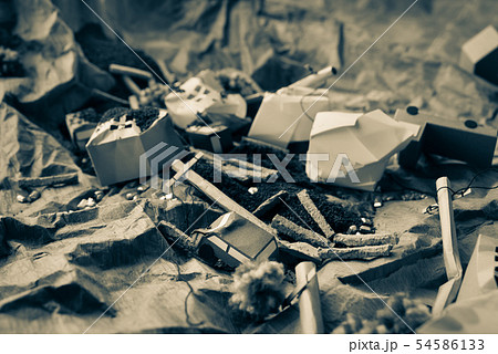 土砂災害　土砂崩れ　斜面崩壊　地すべり　がけ崩れ　土石流　自然災害　天災　復興 54586133