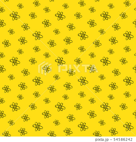 Atom symbol Seamless Pattern hand drawn. Vector Atom symbol Seamless Pattern hand drawn. Vector 54586242