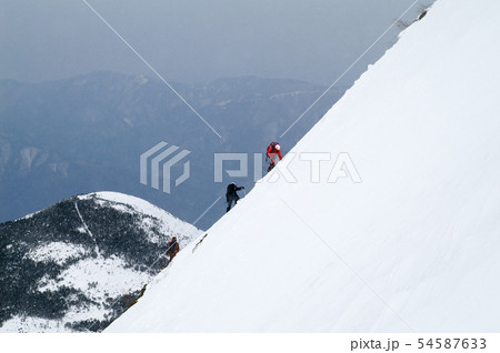 雪山の斜面 雪山の斜面 54587633