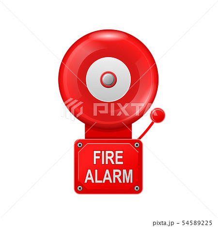 Fire alarm system - alarm metall bell, public 54589225