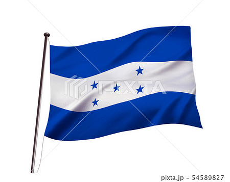 ホンジュラスの国旗イメージのイラスト素材 [54589827] - PIXTA