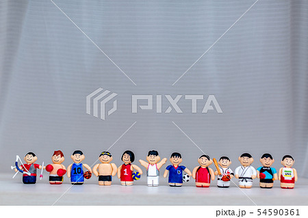 スポーツ競技　人形 54590361
