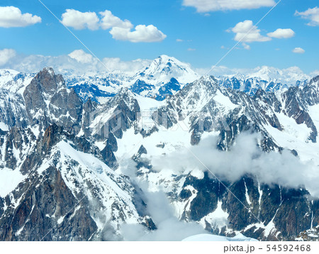 Mont Blanc mountain massif, France 54592468