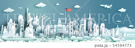 Tour landmarks United States of America famous Tour landmarks United States of America famous 54594773