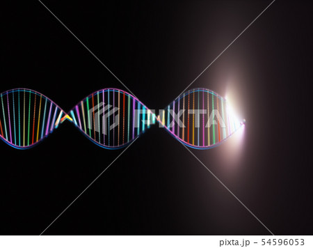 DNA Genetic Code Colorful 54596053