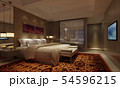 Hotel Room Interior 3D Illustration Photorealistic Rendering 54596215