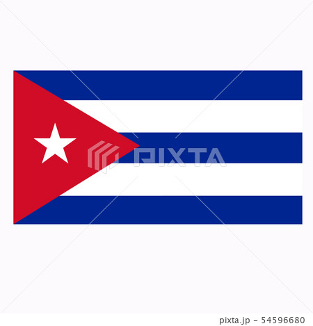 Flag of Cuba. Illustration 54596680