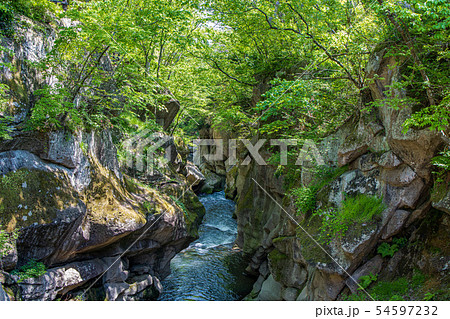 宮城県秋保温泉でハート岩のあるパワースポット「磊々峡」 54597232