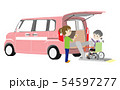 福祉用具　介護　リフト車　ワゴン車　高齢者　 54597277