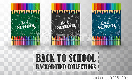 Back to school background collections 54599155