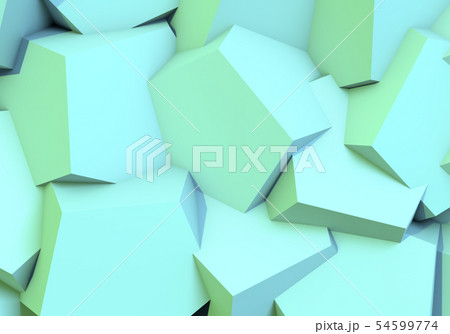 Abstract background with 3d shapes and vibrant colors 54599774