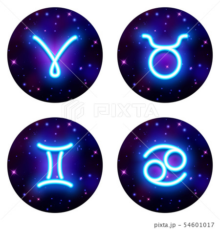 Aries, Taurus, Gemini, Cancer zodiac sign, 54601017