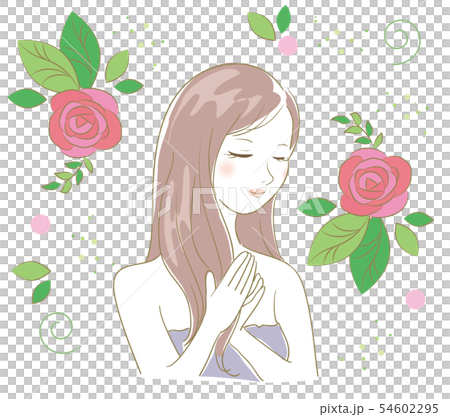 有機玫瑰護髮女性 有機玫瑰護髮女性 54602295