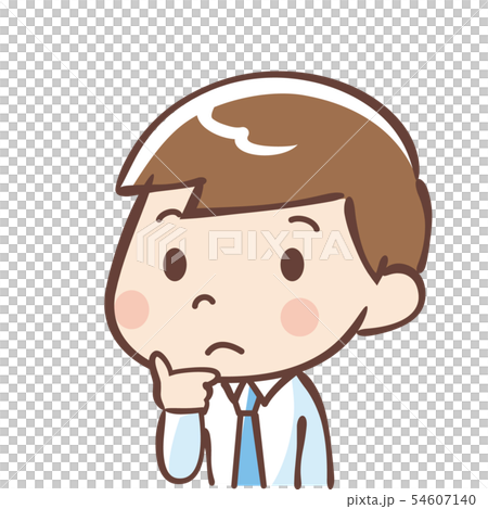 A man thinks 54607140