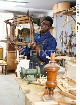 Process of renewing vintage chair Process of renewing vintage chair 54609341