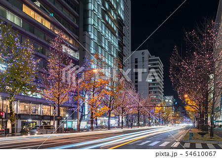 大阪　冬　御堂筋　イルミネーション　光　ルネサンス 54610067