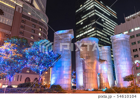 大阪　冬　御堂筋　イルミネーション　光　ルネサンス 54610104