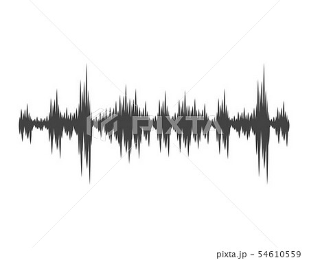 Sound waves vector illustration Sound waves vector illustration 54610559