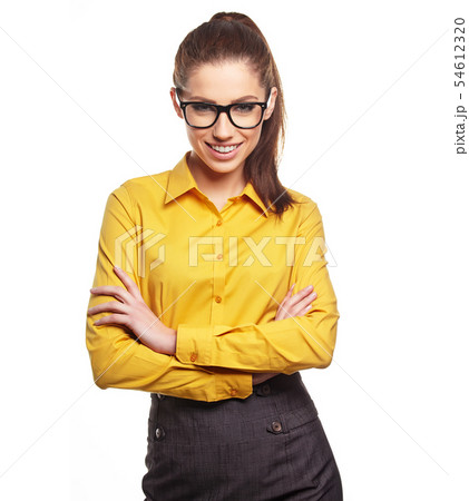 business woman in glasses business woman in glasses 54612320