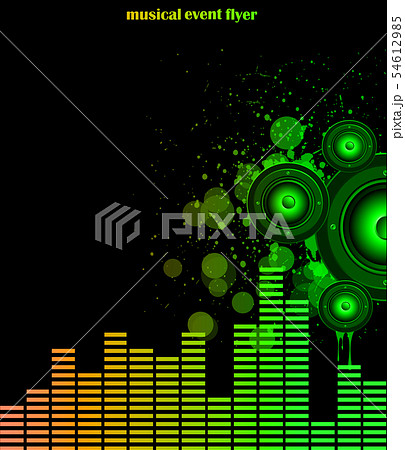 Disco club flyer. 54612985